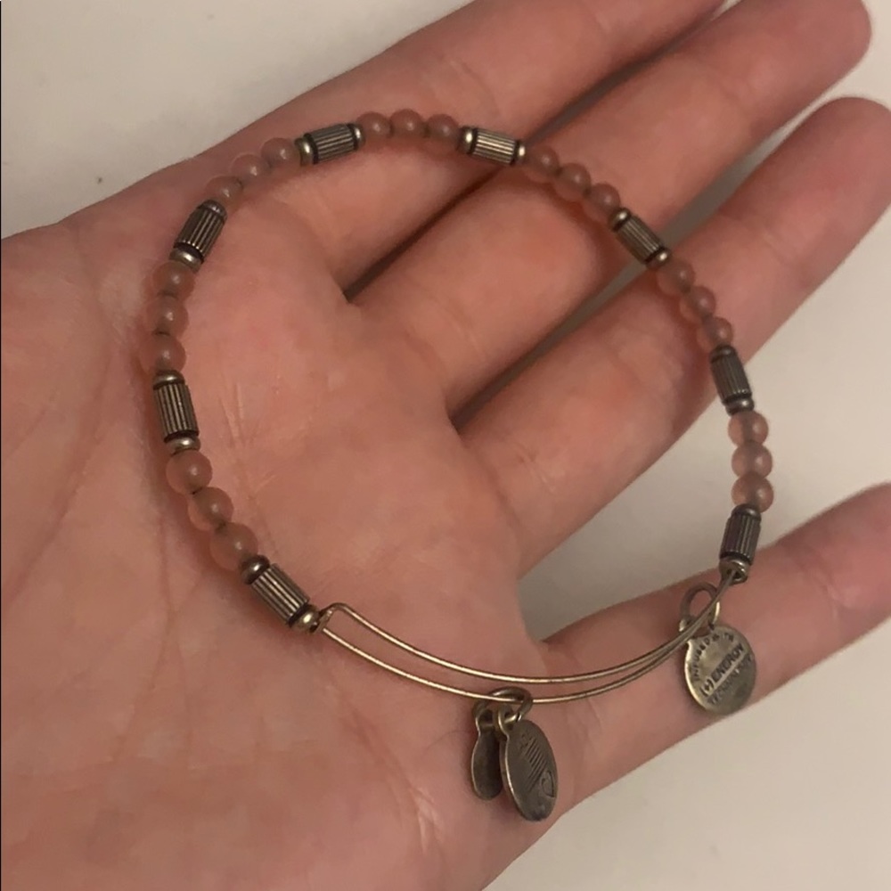 Alex and Ani Pink Bead Bracelet